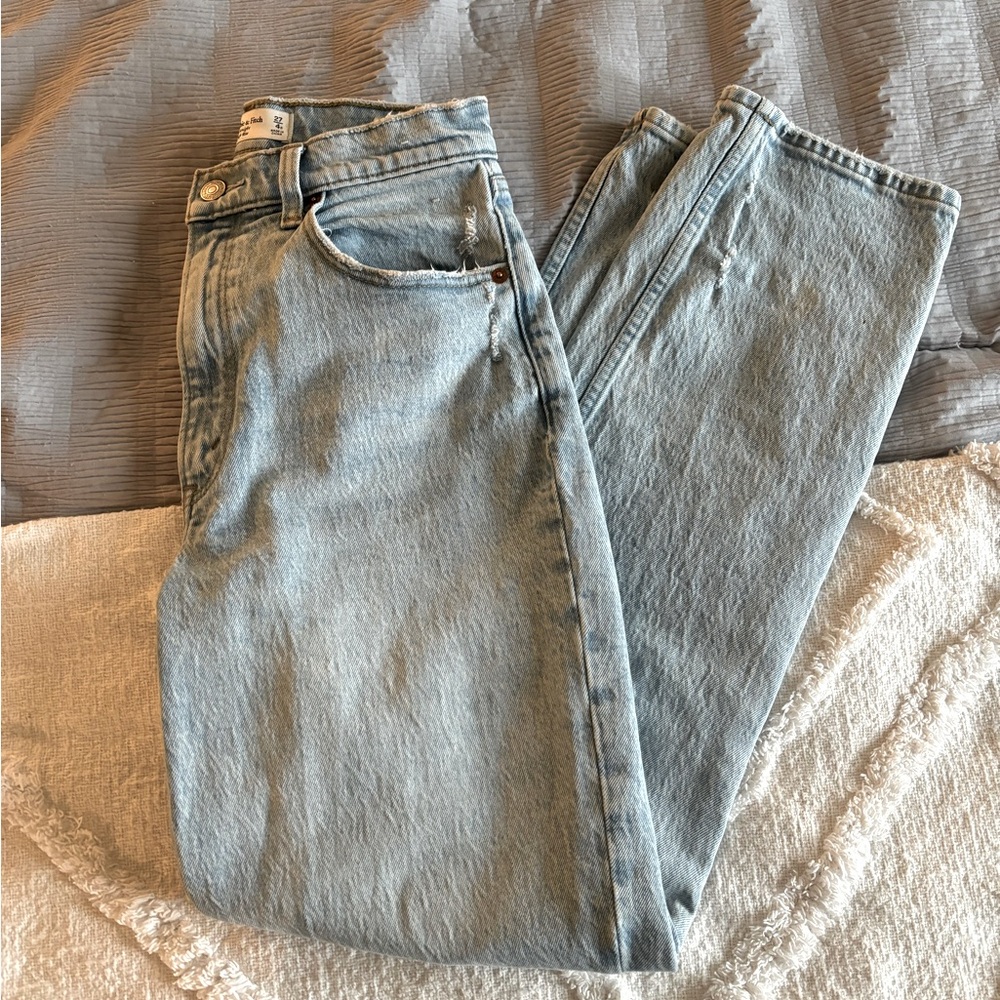 Abercrombie 90s straight high rise Curve Love